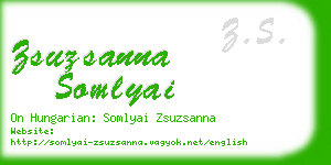 zsuzsanna somlyai business card